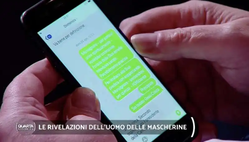 gli sms di arcuri a benotti   quarta repubblica