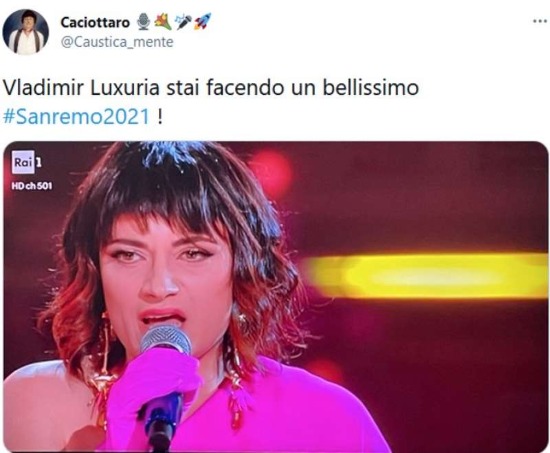 i tweet sulla seconda serata di sanremo2021 5