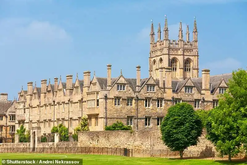 il merton college dell universita di oxford 