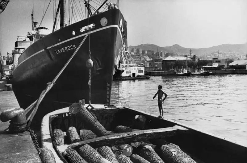 il porto di genova   lisetta carmi 