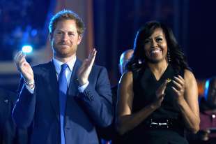 il principe harry e michelle obama 2