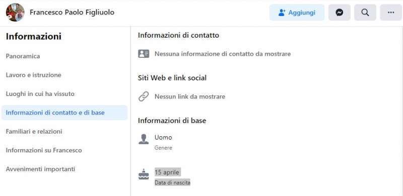 il profilo fake di francesco paolo figliuolo