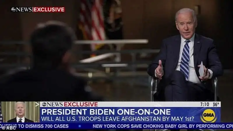 joe biden dice che putin e' un assassino