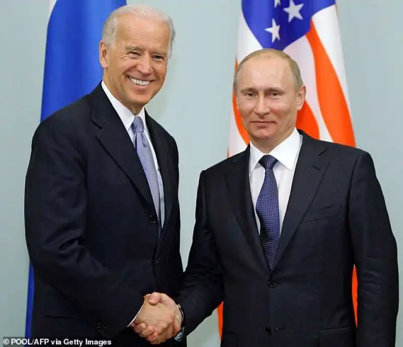 JOE BIDEN E VLADIMIR PUTIN