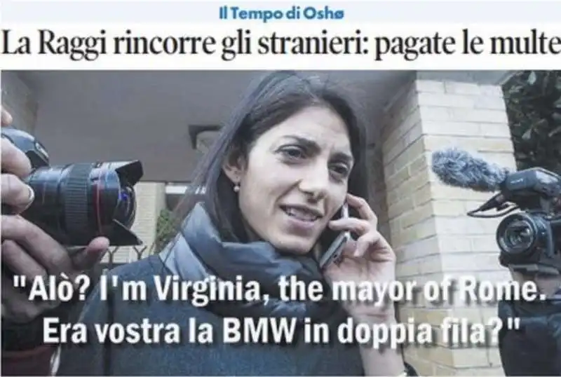 LA CROCIATA DI VIRGINIA RAGGI SULLE MULTE AGLI STRANIERI - BY OSHO