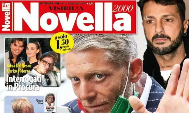 LAPO ELKANN PERDONA FABRIZIO CORONA - NOVELLA 2000 - 17 MARZO 2021