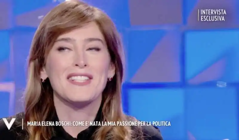 maria elena boschi a verissimo 3