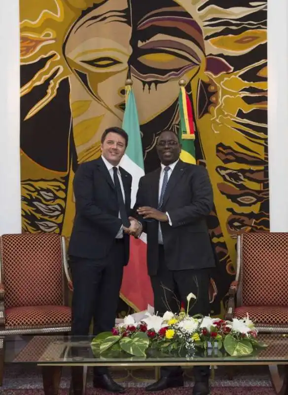  matteo renzi macky sall   