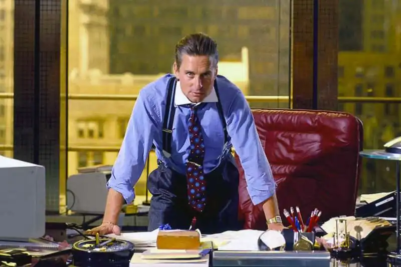 michael douglas ha interpretato gordon gekko in wall street 