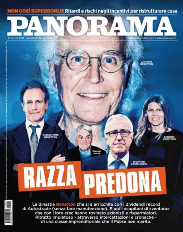 PANORAMA - RAZZA PREDONA 