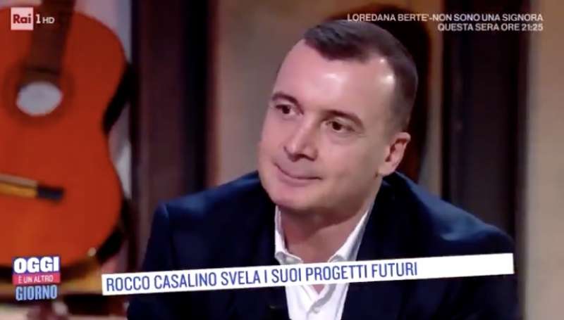 rocco casalino ospite di oggi e' un altro giorno 1