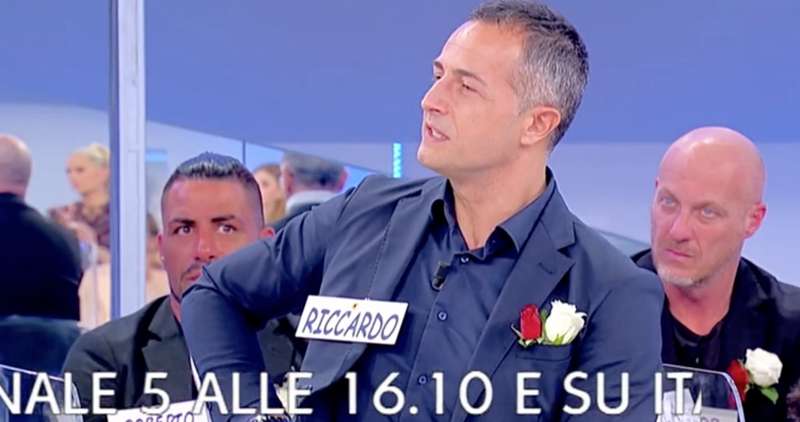 scazzo tra armando e riccardo a 'uomini e donne' 7