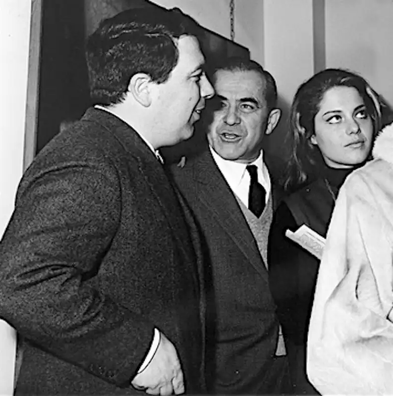 simona marchini con il padre alvaro e Ugo Pirro