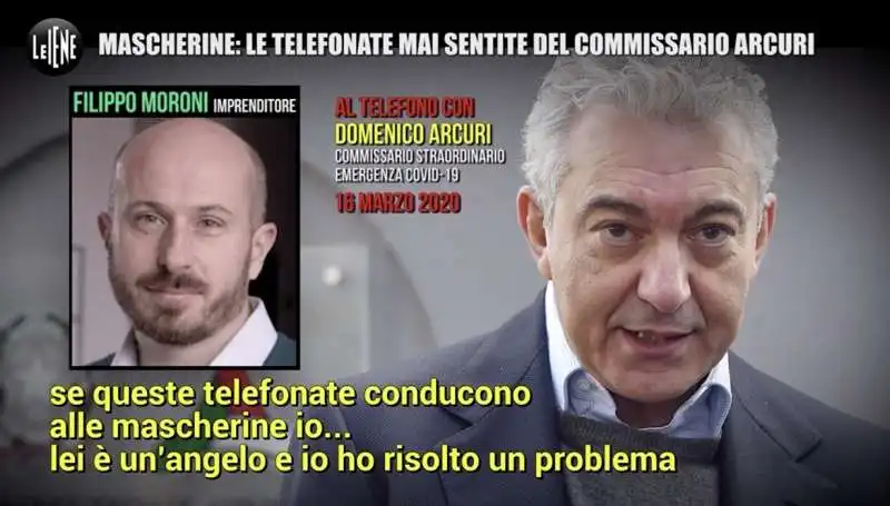 telefonata tra filippo moroni e domenico arcuri