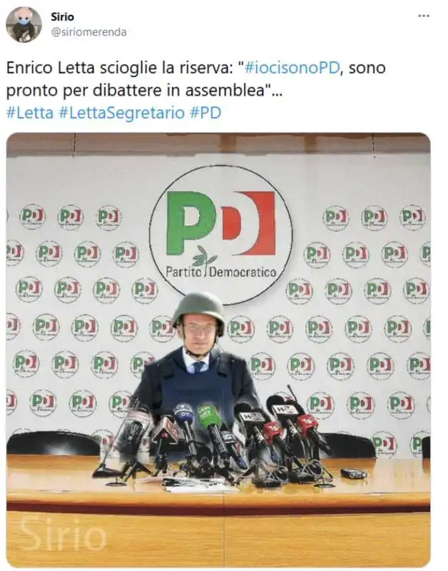 tweet su enrico letta segretario del pd  4