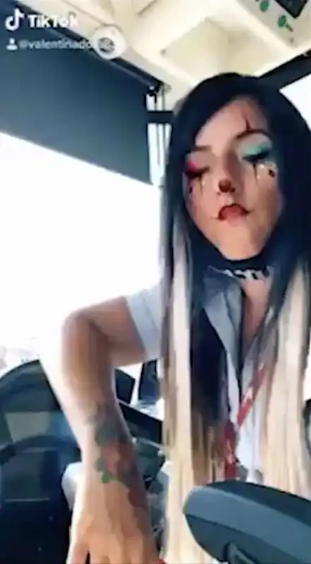 valentina d'orazio – autista atac su tiktok 1