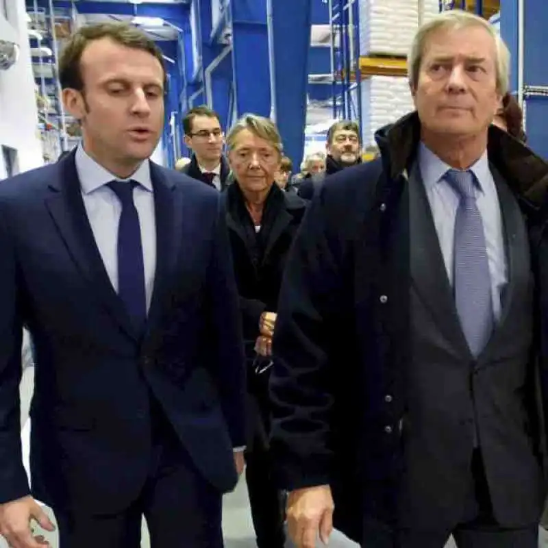 vincent bollore emmanuel macron