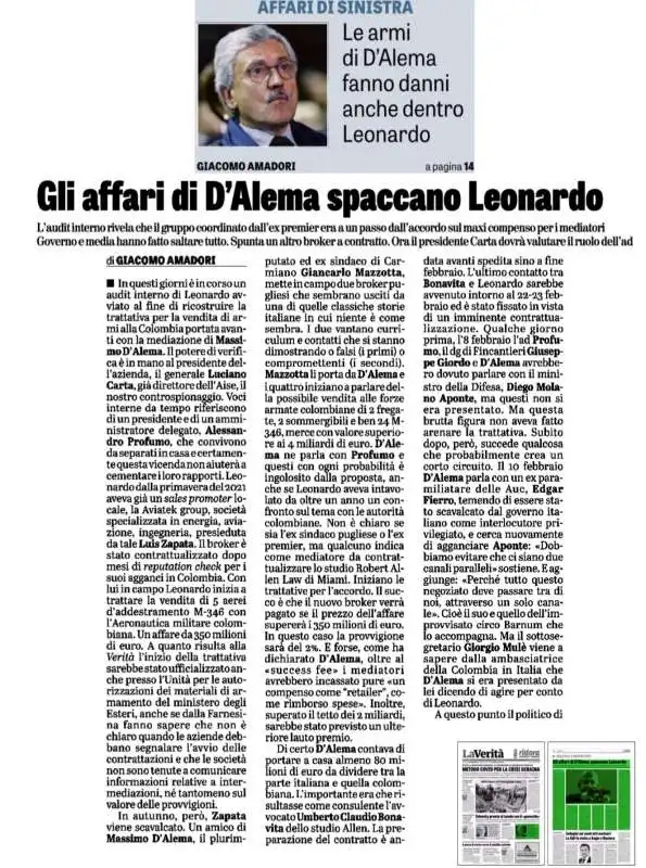 articolo della verita su dalema  1