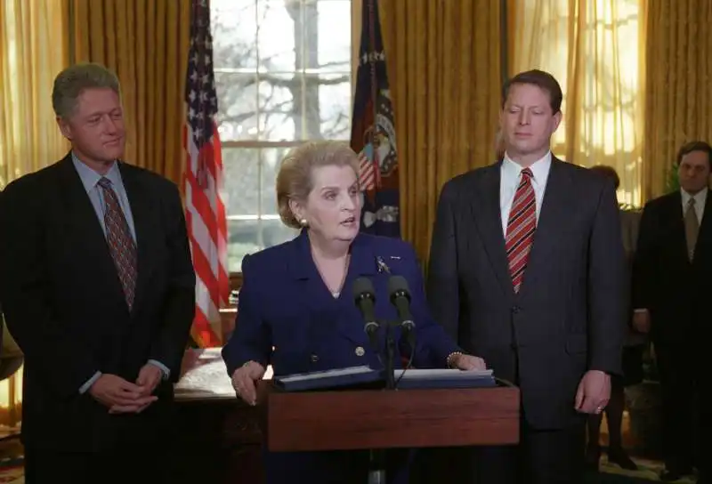 bill clinton madeleine albright al gore 