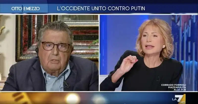 carlo de benedetti ospite di lilli gruber 5