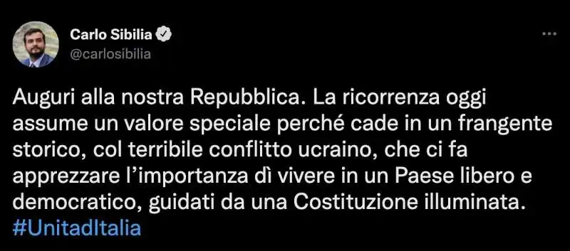 carlo sibilia confonde unita ditalia e nascita della repubblica