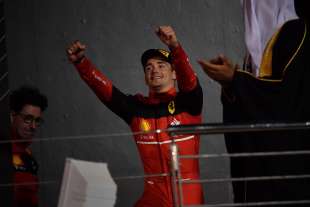 charles leclerc della ferrari 2