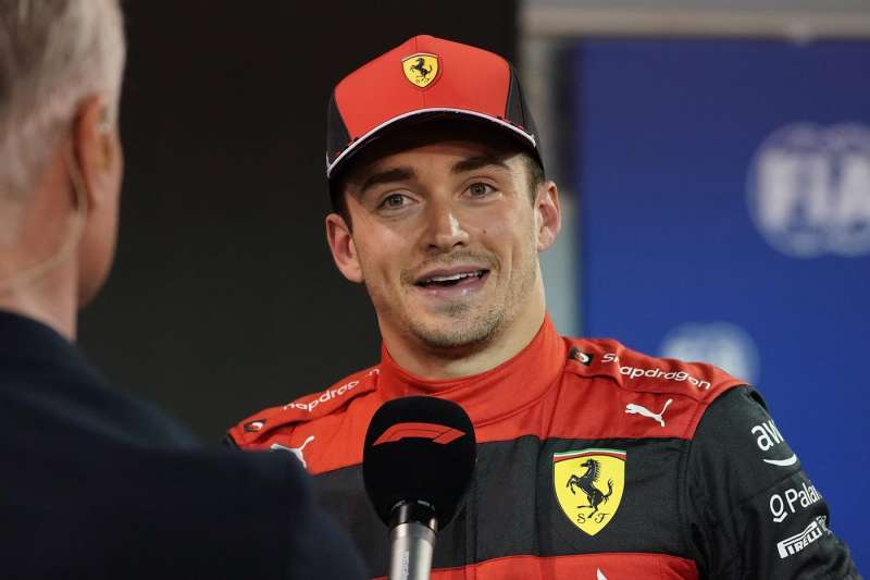 charles leclerc della ferrari 5