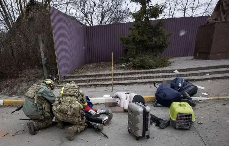 civili uccisi dai bombardamenti russi 