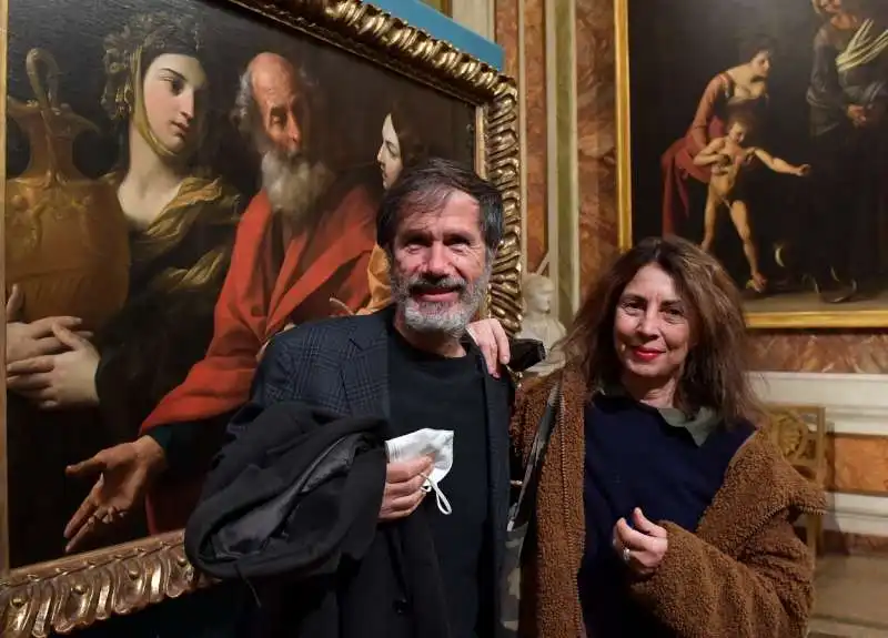 corrado veneziano e la moglie paola ricci  foto di bacco