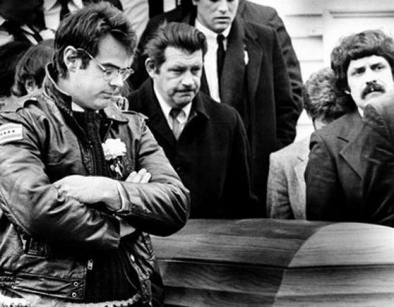 DAN AYKROYD AL FUNERALE DI JOHN BELUSHI