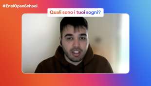 davide uno dei ragazzi che partecipano al progetto energie per crescere di enel