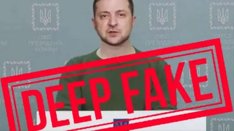 Deep fake Zelensky