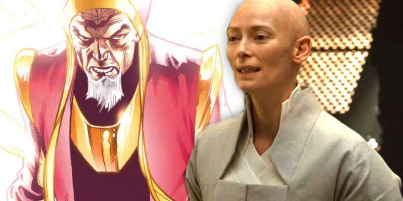 doctor strange il personaggio di tilda swinton diventa celtico