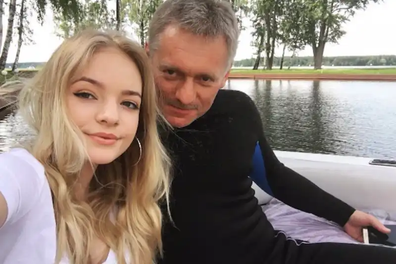 elizaveta peskova e il padre dmitry peskov 4