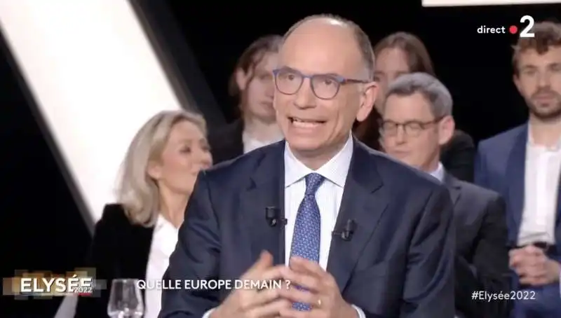 enrico letta su france 2 