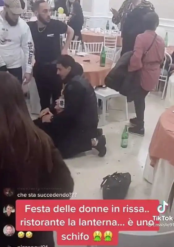 festa delle donne, rissa in un ristorante di napoli  6