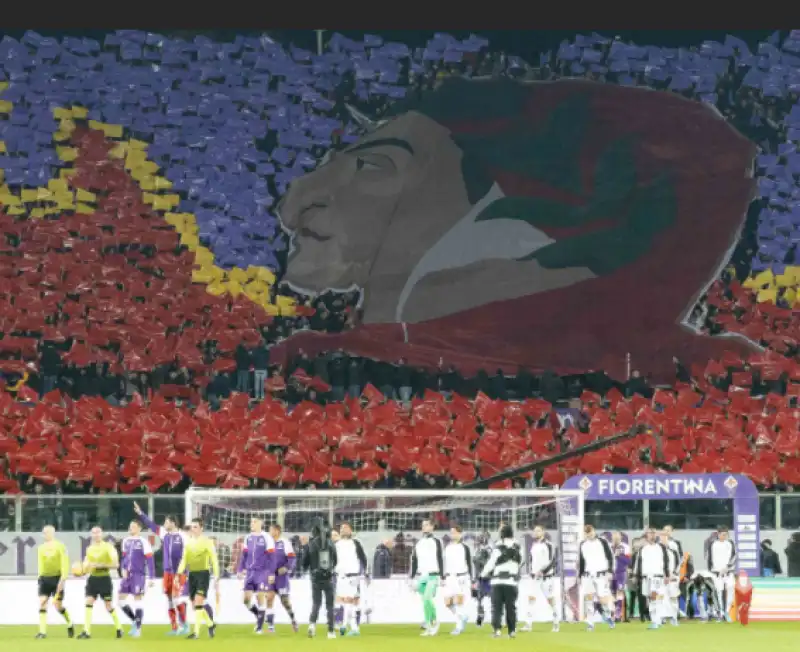 fiorentina juve coreografia