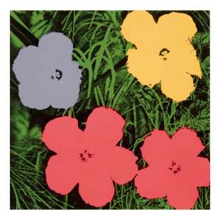 flowers andy warhol