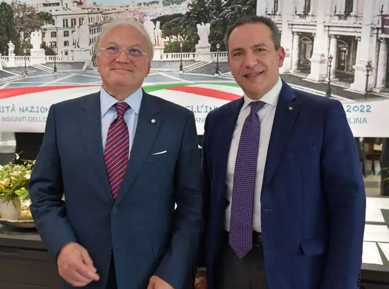 francesco tagliente e agostino vitolo capo ufficio stampa comando provinciale carbinieri di roma  foto di bacco