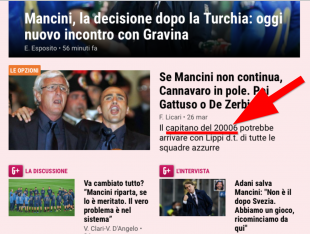 gazzetta dello sport il capitano del 20006