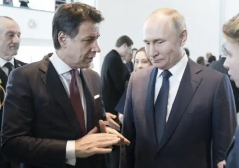 GIUSEPPE CONTE E VLADIMIR PUTIN