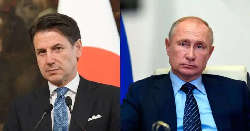 giuseppe conte e vladimir putin