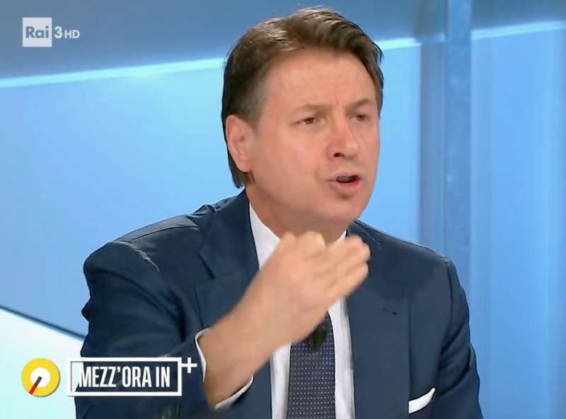 giuseppe conte mezzora in piu 4