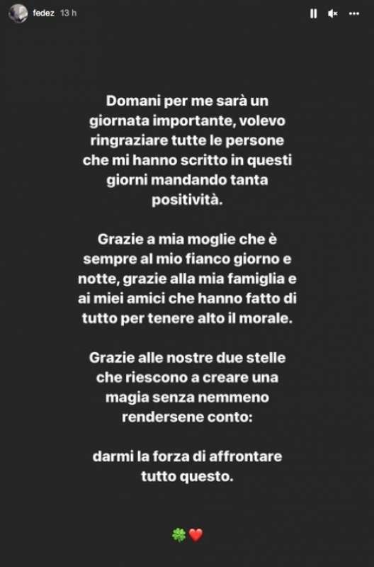 il post di fedez