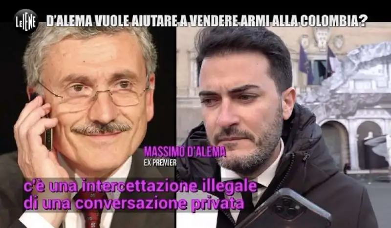 il servizio de le iene su massimo dalema e la compravendita di armi con la colombia  6