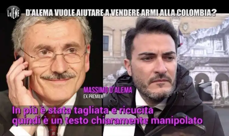 il servizio de le iene su massimo dalema e la compravendita di armi con la colombia  7