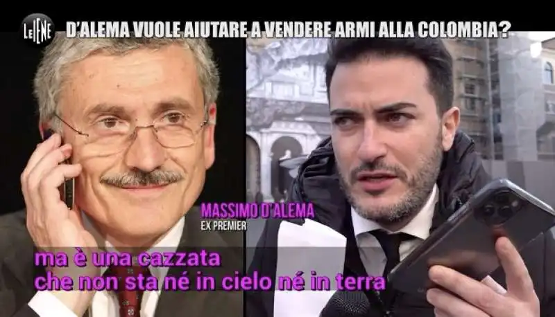 il servizio de le iene su massimo dalema e la compravendita di armi con la colombia  30