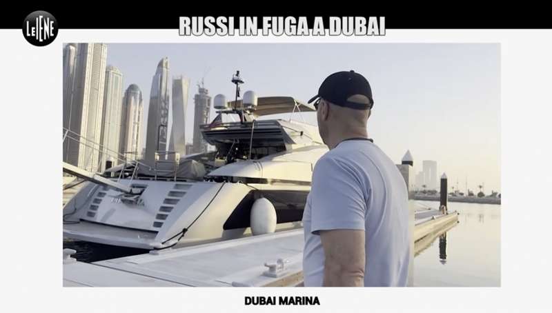 il servizio delle iene sui russi in fuga da dubai 11