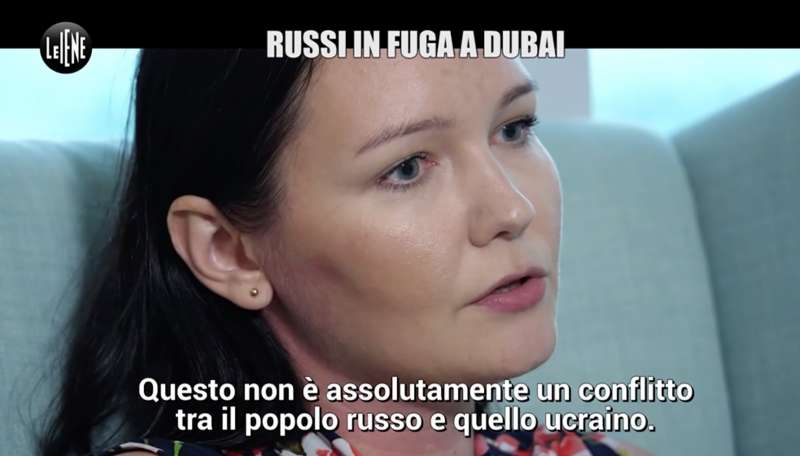 il servizio delle iene sui russi in fuga da dubai 6