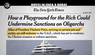 il servizio delle iene sui russi in fuga da dubai 9